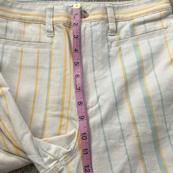 Madewell Emmett Wide-Leg Striped Crop Jean Pants Size 28 - Picture 10 of 10